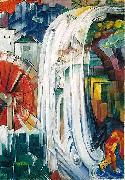Franz Marc The Bewitched Mill painting